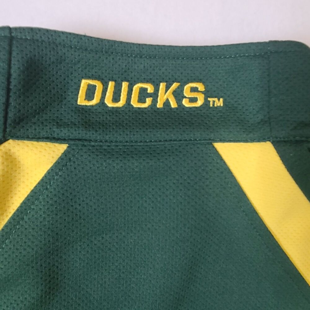 Oregon Ducks Colosseum Performance Full Zip Jacket XL Adj Hem Green/Yellow - Picture 8 of 11